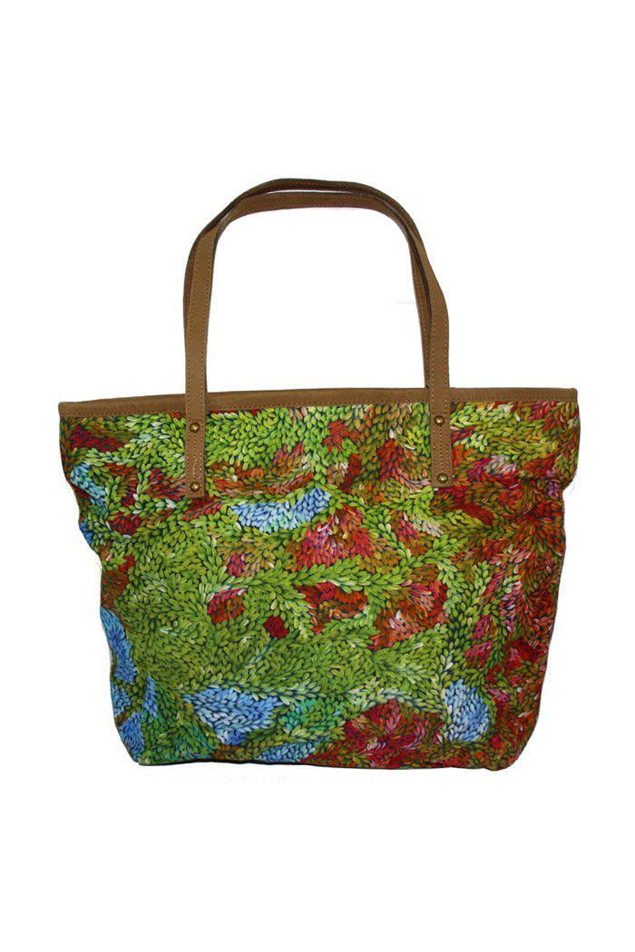 Multa Tote Bag Leather Trimmed-Bags-Yarn Marketplace