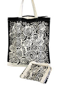 Aboriginal Art Australia-Patterson Cotton Shopping Bag - 34.5x41x7-Yarn Marketplace