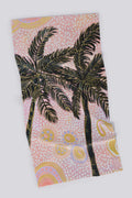 Pink Sunset Beach Towel