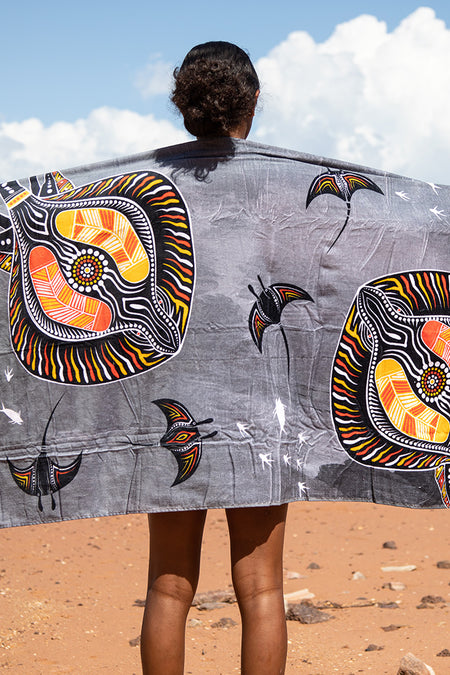 Stingray Fever Beach Towel