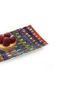 Aboriginal Art Kitchen Warehouse-Ross Bone China Cake Plate 17.5 x 12cm-Yarn Marketplace