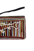 Tipuamuntumirri Leather Clutch w Wrist Strap-Bags-Yarn Marketplace