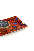 Aboriginal Art Kitchen Warehouse-Varcoe Bone China Cake Plate 17.5 x 1-Yarn Marketplace
