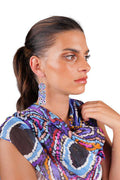Aboriginal Art Jewellery Australia-Yumari Dreaming Earrings-Yarn Marketplace