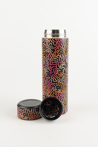 Coral Reef Thermo Infuser Drink Bottle