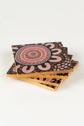 Gathering On Country Bamboo Coaster Set (4 Pack)
