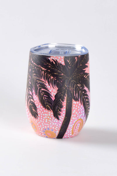 Pink Sunset Vacuum Insulated Double Walled Stainless Steel Travel Mug