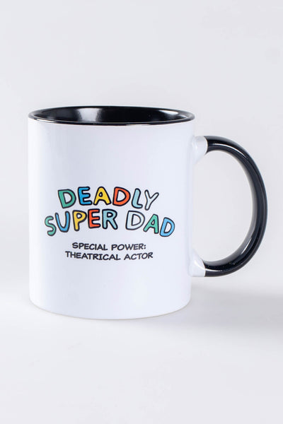 Deadly Super Dad "Theatrical Actor" Ceramic Coffee Mug
